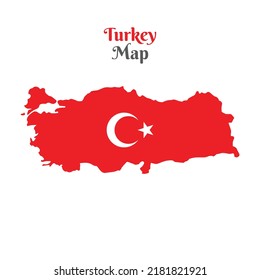 Vector Map Of Turkey Illustration