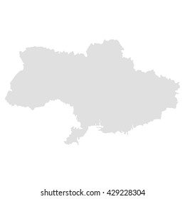 vector map of Ukraine