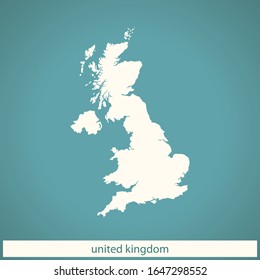 vector map of the united kingdom
