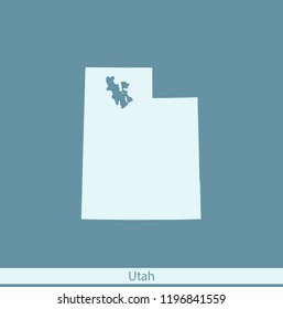 vector map of Utah