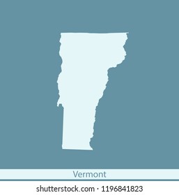 Vermont Map Vector Stock Vector (Royalty Free) 1163764486 | Shutterstock