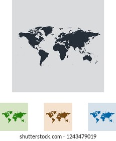 vector map of World