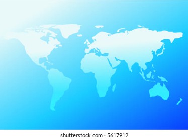 vector map of the world