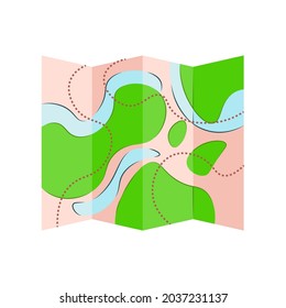 Vector map of the world and map navigation isolated on white background. vector flat illustration. World travel map. 