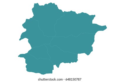 Vector map-andorra country