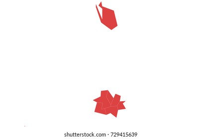 Vector map-antiguaBarbuda country on white background.