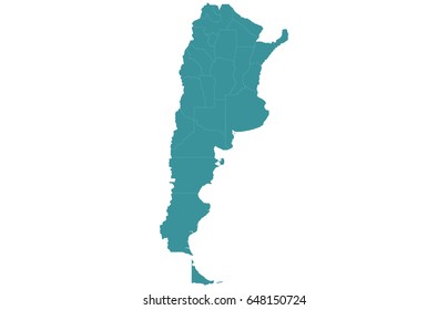 Vector map-argentina country