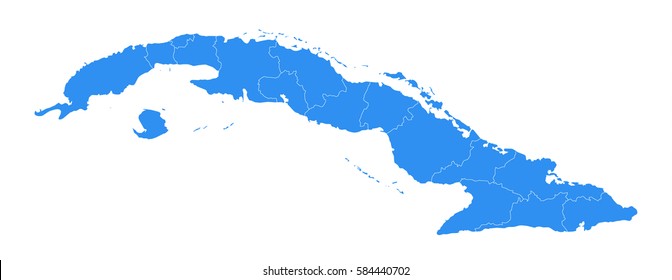 Vector map-Cuba country