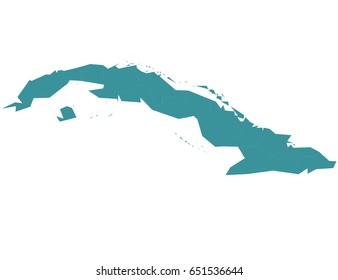 Vector map-cuba country