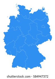 Vector map-Germany country