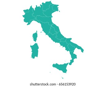 Vector map-italy country