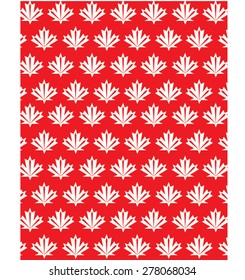 Vector maple leaf pattern