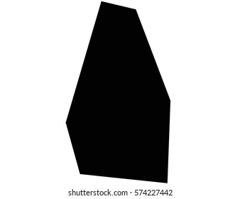 Vector map-montserrat country on white background