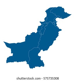 Vector map-pakistan country