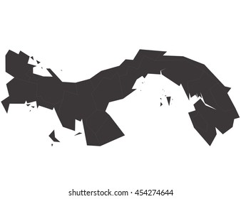 Vector map-panama country