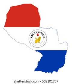 Vector map-Paraguay REV country