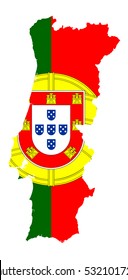 Vector map-portugal country