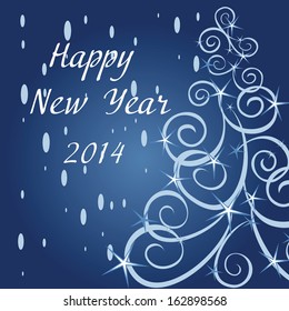 vector maps for the New Year, Christmas