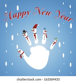 vector maps for the New Year, Christmas