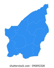 Vector map-San Mari no country
