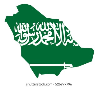 Vector map-saudi Arabia country 