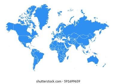 Vector map-World country