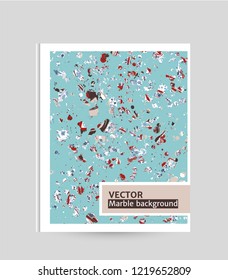 VECTOR marble background. Book cover template.