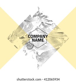 Vector marble background design. Vector abstract cover template.