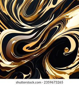 Vector marble background design with yellow and black stripes, you can change the colors as you wish