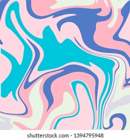 Vector marble background in pastel colors. Multi-colored fluid texture. Abstract wave pattern Template for covers, presentations, flyers, posters, brochures and catalogs, wedding invitations