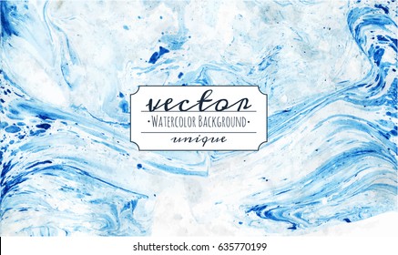 Vector Marble Imitation Blue Background