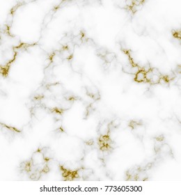 Vector marble seamless pattern with gold background. Marbled pattern with golden texture. Trendy print for design, party, birthday, wedding, invitation, web, banner, card.