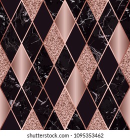Featured image of post Rose Gold Glitter Marble Background