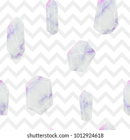 Vector marble stone seamless pattern with geometric element in memphis style. Trendy print for design, party, birthday, wedding, invitation, web, banner, card.