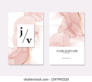 Vector marble template, artistic covers design, colorful texture, realistic card with pink oft liquid flow, backgrounds. Trendy pattern, business card, flyer, graphic poster, geometric brochure.