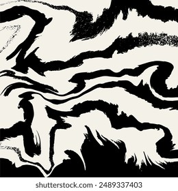 Vector marble texture. Abstract background. Abstract horizontal background with  waves. Trendy vector illustration in style retro 60s, 70s.