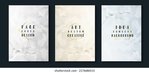Vector marble texture creative stone ceramic art background design. In A4 size for cover book presentation. brochure layout and  flyers poster template.