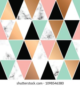 Vector marble texture design with geometric shapes, black and white marbling surface, modern luxurious background, vector illustration