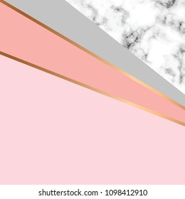 Vector marble texture design with golden geometric lines, black and white marbling surface, modern luxurious background, vector illustration