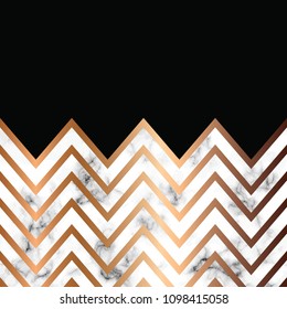 Diseño de texturas de mármol vectorial con líneas geométricas doradas, superficie de mármol blanco y negro, fondo lujoso moderno, ilustración vectorial