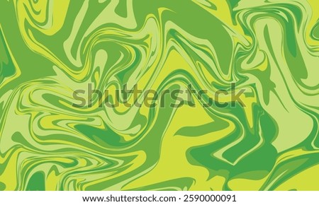 Vector Marble Texture in Matcha Latte Colors. Ink Marbling melon Paper Background. Elegant Luxury Backdrop. Liquid Paint Swirled Patterns. 