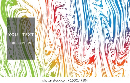 vector marbling abstract colorful design