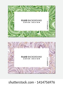 Vector marbling art. Fluid Abstract background for cover, card, flyer, brochure, poster design.
