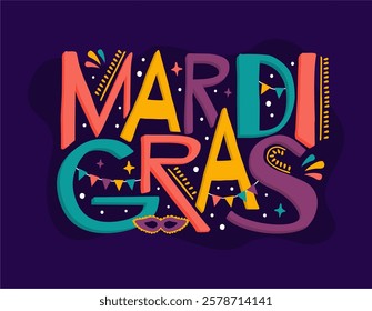 vector mardi gras carnival background template