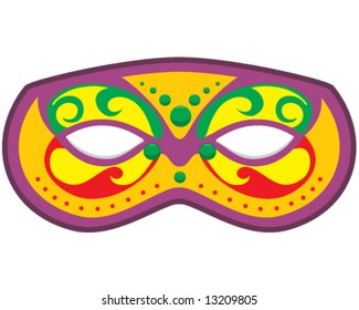 vector of Mardi Gras mask