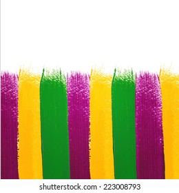 Vector Mardi Gras watercolor background