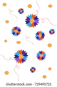
VECTOR MARGARETS SEAMLESS