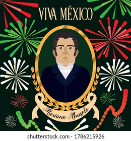 Vector Mariano Abasolo héroe de la independencia de México