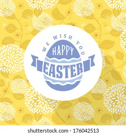 vector mark design typographic elements of easter vacation perfect as template for greeting card happy vacation egg spring holiday rabbit smiling beauty flag laughing ribbon award letterhead painting