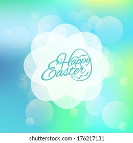 vector mark element of easter vacation on magic background with colourful bokeh perfect as pattern for greeting card vacation embryo star holiday performance elegant shine plush fancy lighting art con